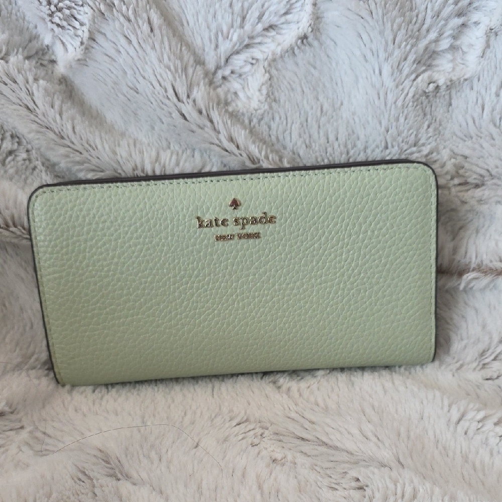 Kate Spade Mint Green Leather Wallet